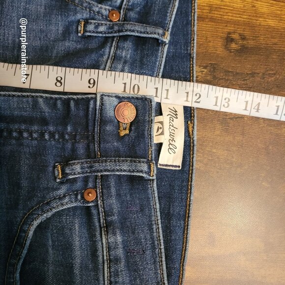Madewell Jeans 27 Skinny 10" High Rise Cordell Wash MB968 Tummy Control Stretch - Picture 9 of 12